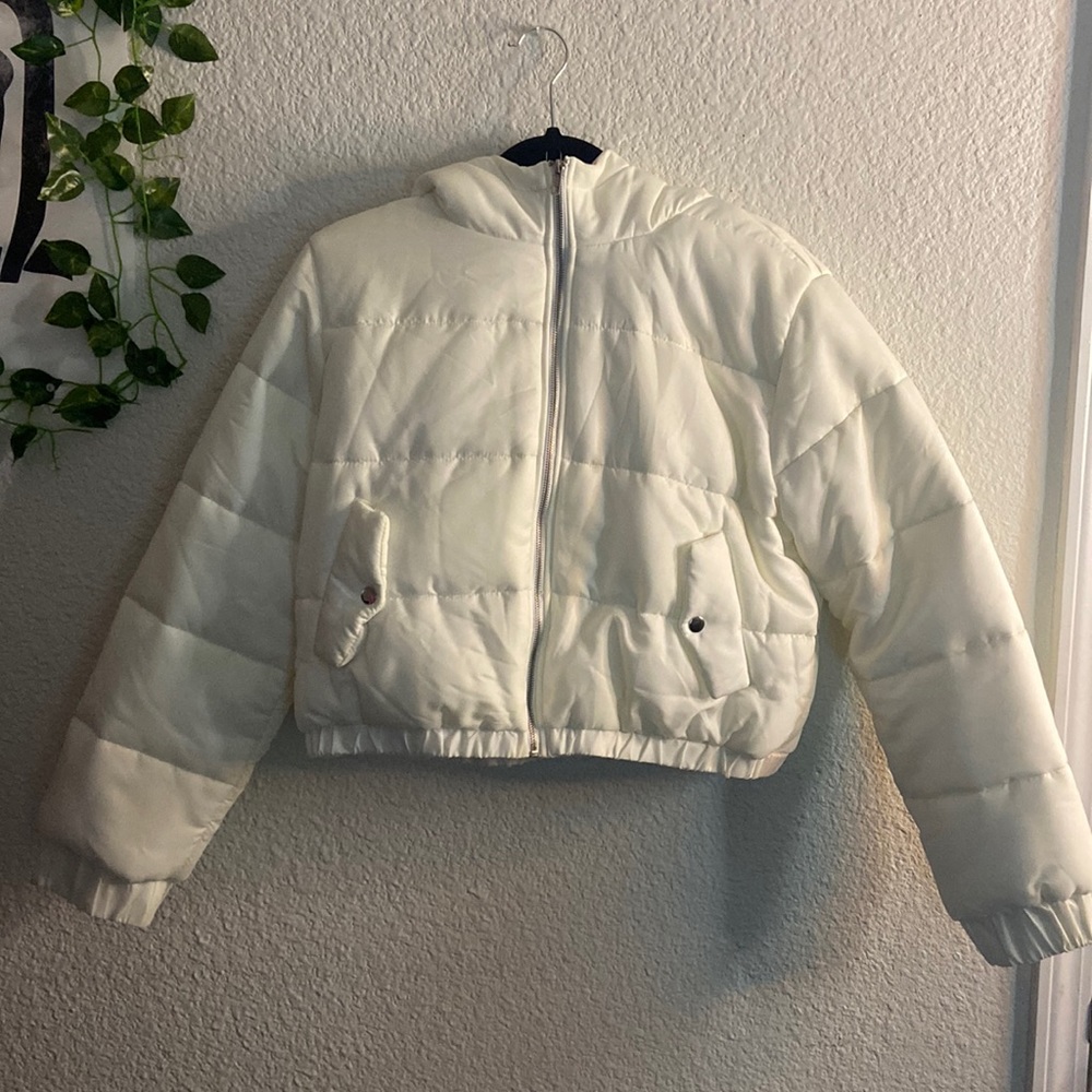 White  Puffer coat